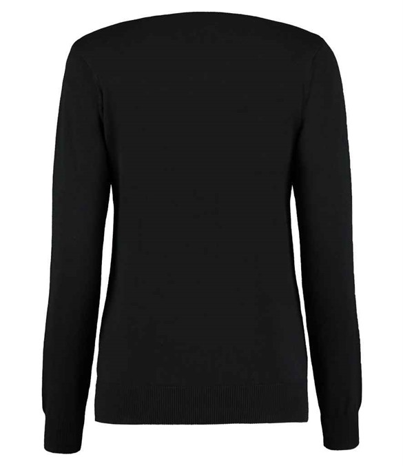 Kustom Kit Ladies Arundel Cotton Acrylic V Neck Sweater