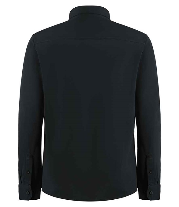 Kustom Kit Long Sleeve Superwash&#174; 60&#176;C Piqu&#233; Shirt