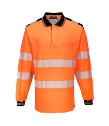 PW3 Hi-Vis Cotton Comfort Polo Shirt L/S