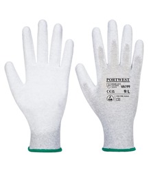 Vending Antistatic PU Palm Glove