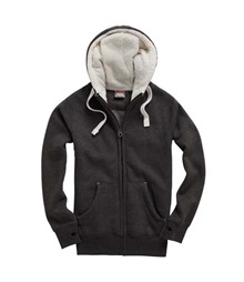Cottonridge Sherpa Fleece Zipped Hoodie