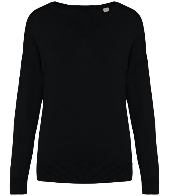 Spasso Ladies TENCEL™ V Neck Sweater